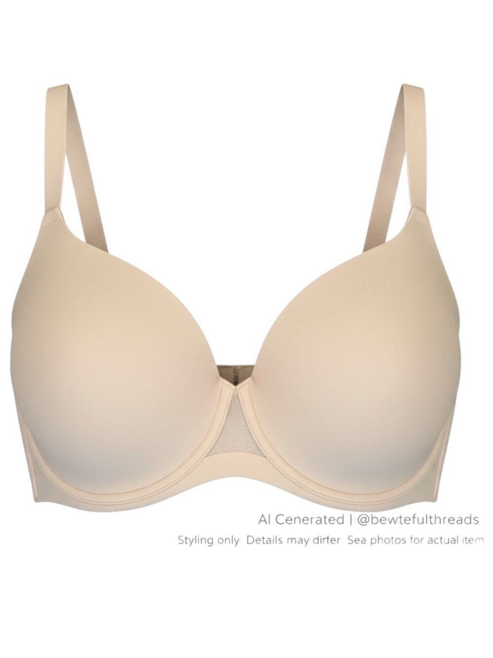 SOMA Bodify Perfect Coverage T-Shirt Bra Nude Smooth Everyday 36C